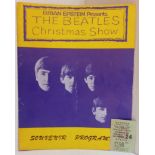 The Beatles 1963/4 London Astoria Christmas Show programme with Ticket Stub dated 24th Dec