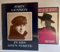 Two UK first editions of John Lennon books of poetry In His Own Write and Spaniard In The Works