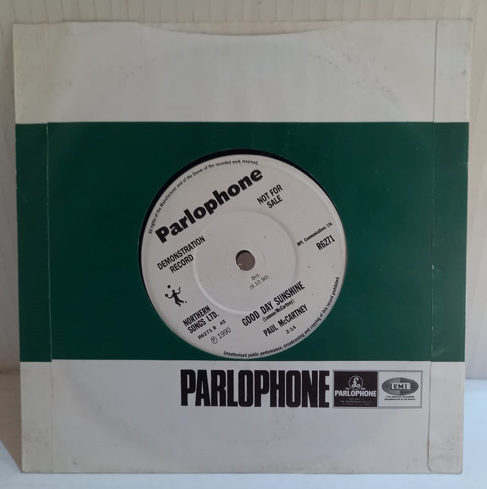 Paul McCartney Birthday 7” single Demonstration A Label R6271 issued 1990 - Image 2 of 2