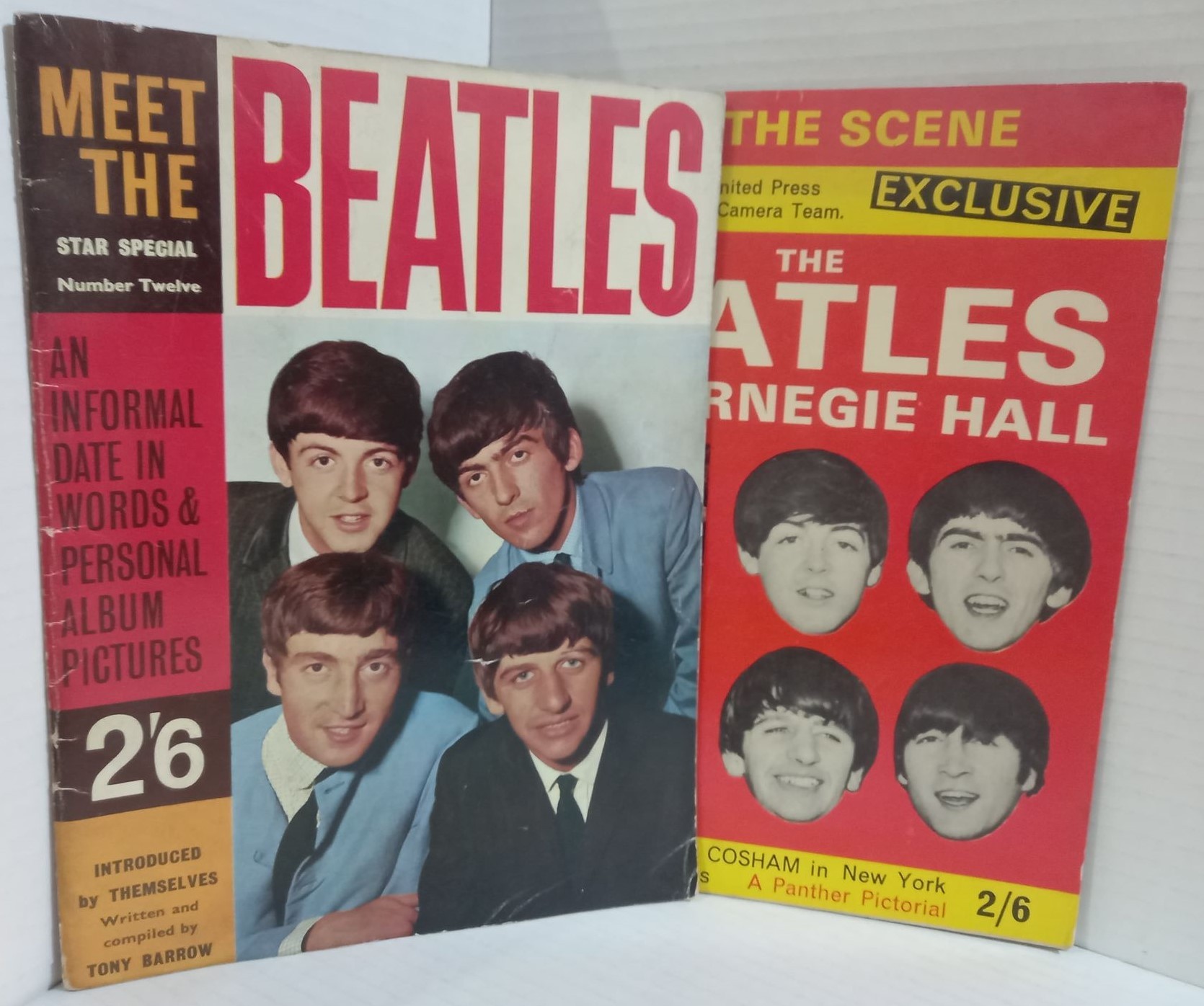 Beatles Monthlies eight original issues No1 to 7 plus No 9 with two original magazines and Beatles - Image 2 of 3