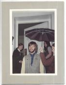 Two fan pictures of Ringo Starr outside Apple offices 1969. These items are formerly the property of