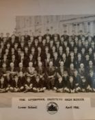 1956 Liverpool Institute Lower School photograph featuring Paul McCartney & George Harrison