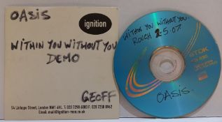 Oasis Within You Without You Demo CD marked Rough and dated 2-5-07. This item is formerly the