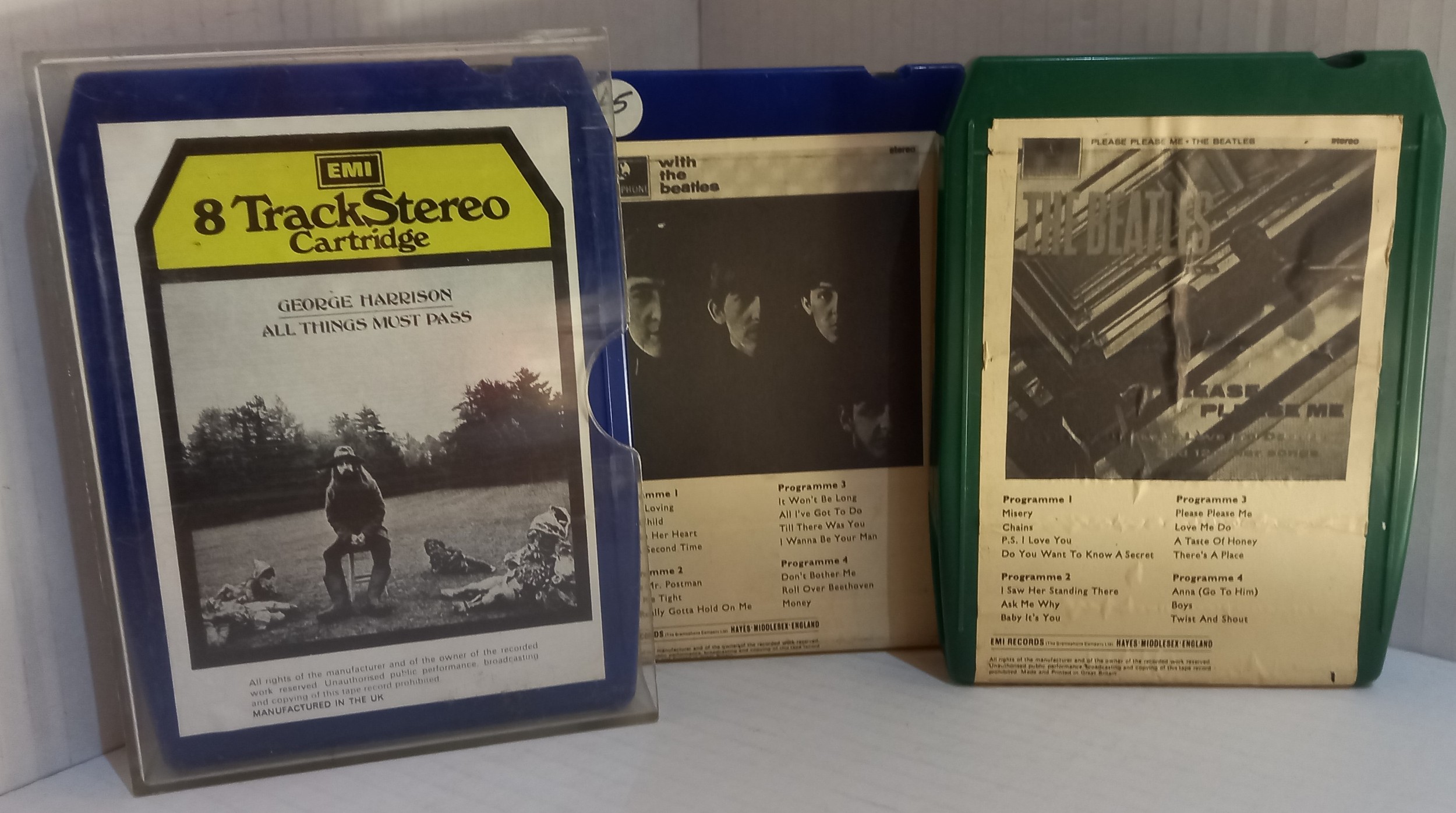 Nine 8 track Beatles Group and Solo tapes - Image 3 of 3
