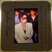 A collection of Colour slides one signed by Yoko Ono