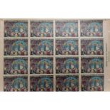 Cavern Club complete uncut sheet of 16 original mug transfers by Precision Studio’s Ltd Stoke-on-