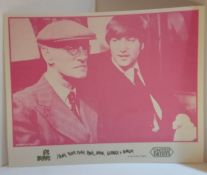 Five Los Beatles Yeah!Yeah!Yeah! (A Hard Days Night) Cinema Lobby Cards Mexico c1964