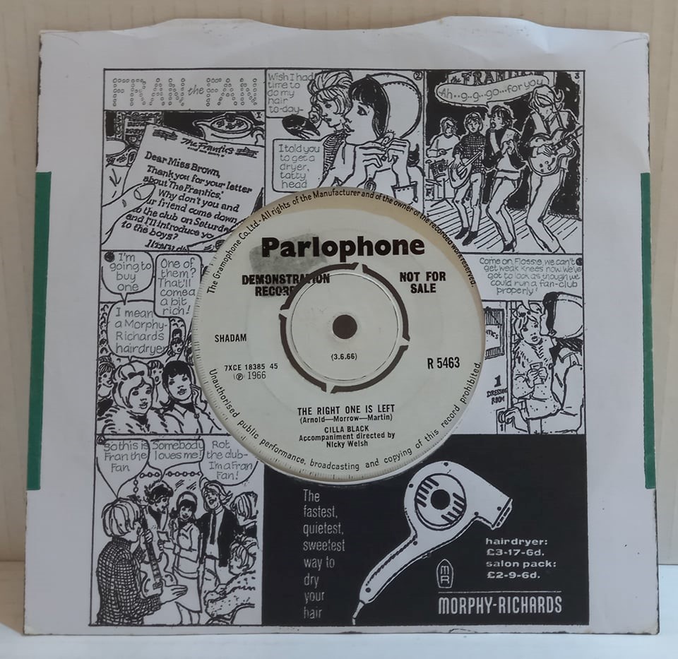 Two Cilla Black Parlophone A Label singles Dont Answer Me and If I Thought You’d Ever Change Your - Image 2 of 4