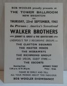 Walker Brothers ticket for Tower Ballroom New Brighton 23rd September 1965