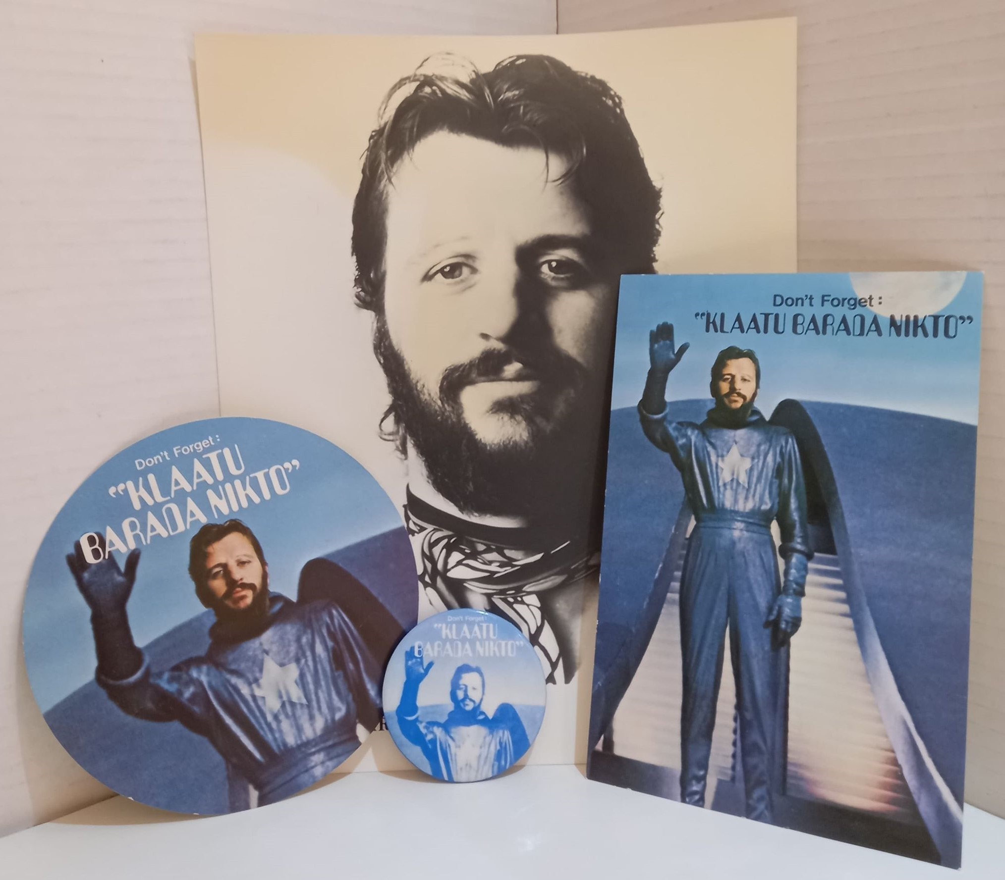 /Ringo Starr Goodnight Vienna Apple Records press kit including Fresh From Apple leaflet, Poster, - Image 5 of 6