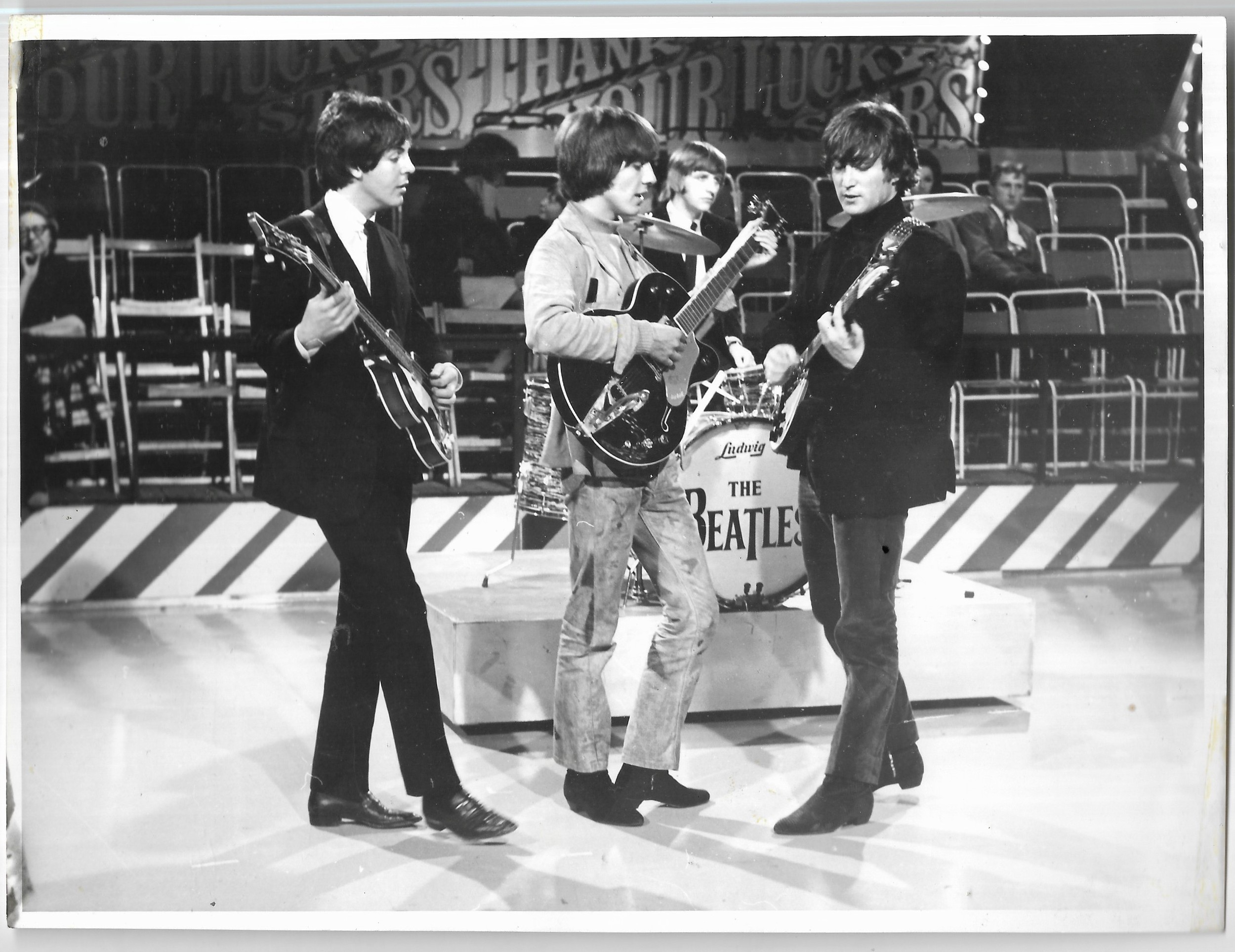 A collection of five photographs by Graham Spencer of The Beatles on Thank Your Lucky Stars. These - Image 3 of 6