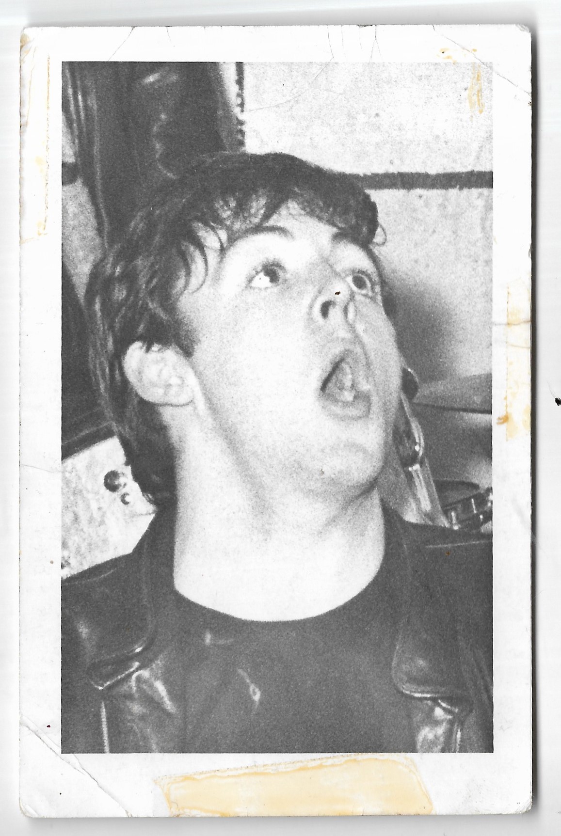 Paul McCartney in Cavern Club Photograph This item is formerly the property of Beatles Fan Club