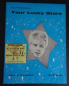 Joe Brown Your Lucky Stars Tour programme with ticket stub Odeon Theatre Cheltenham 27th Feb