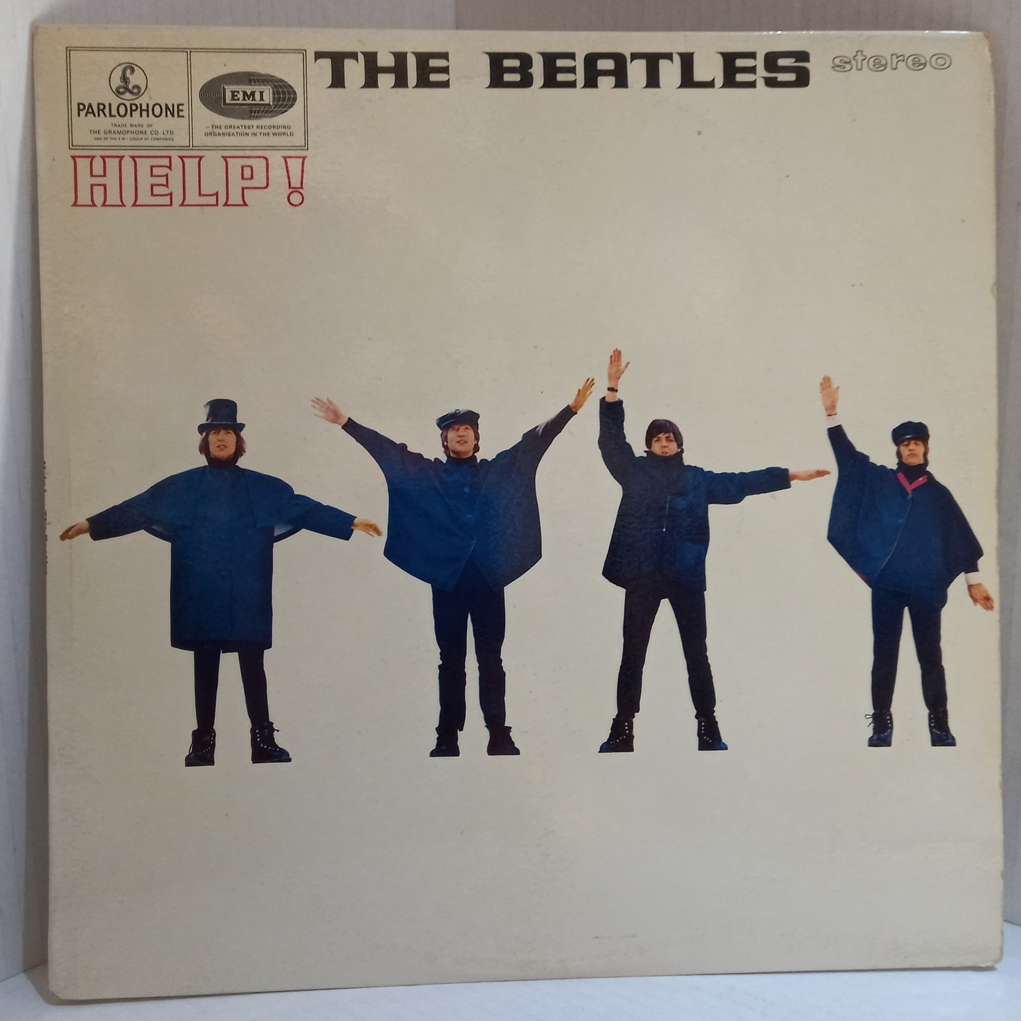 The Beatles HELP! PCS 3071 UK Stereo Black and Yellow Label Parlophone Album excellent condition