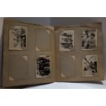 A&BC Picture Card album with an incomplete set of 40 Beatles 1st series gum cards