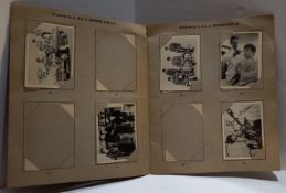 A&BC Picture Card album with an incomplete set of 40 Beatles 1st series gum cards