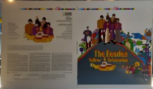 A collection of printers proofs for The Beatles albums Beatles For Sale, Yellow Submarine, Abbey