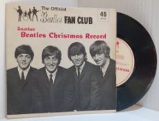 The Beatles 1964 Fan Club Christmas Flexi Record with newsletter