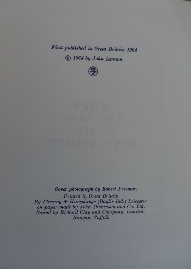 Two UK first editions of John Lennon books of poetry In His Own Write and Spaniard In The Works - Image 2 of 3