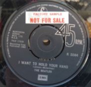 The Beatles I Want To Hold Your Hand R5084 UK Green Sleeve re-issue with Factory Sample Not For Sale