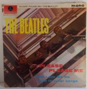 The Beatles Please Please Me Black & Gold Label Mono with Dick James Credits condition Good+