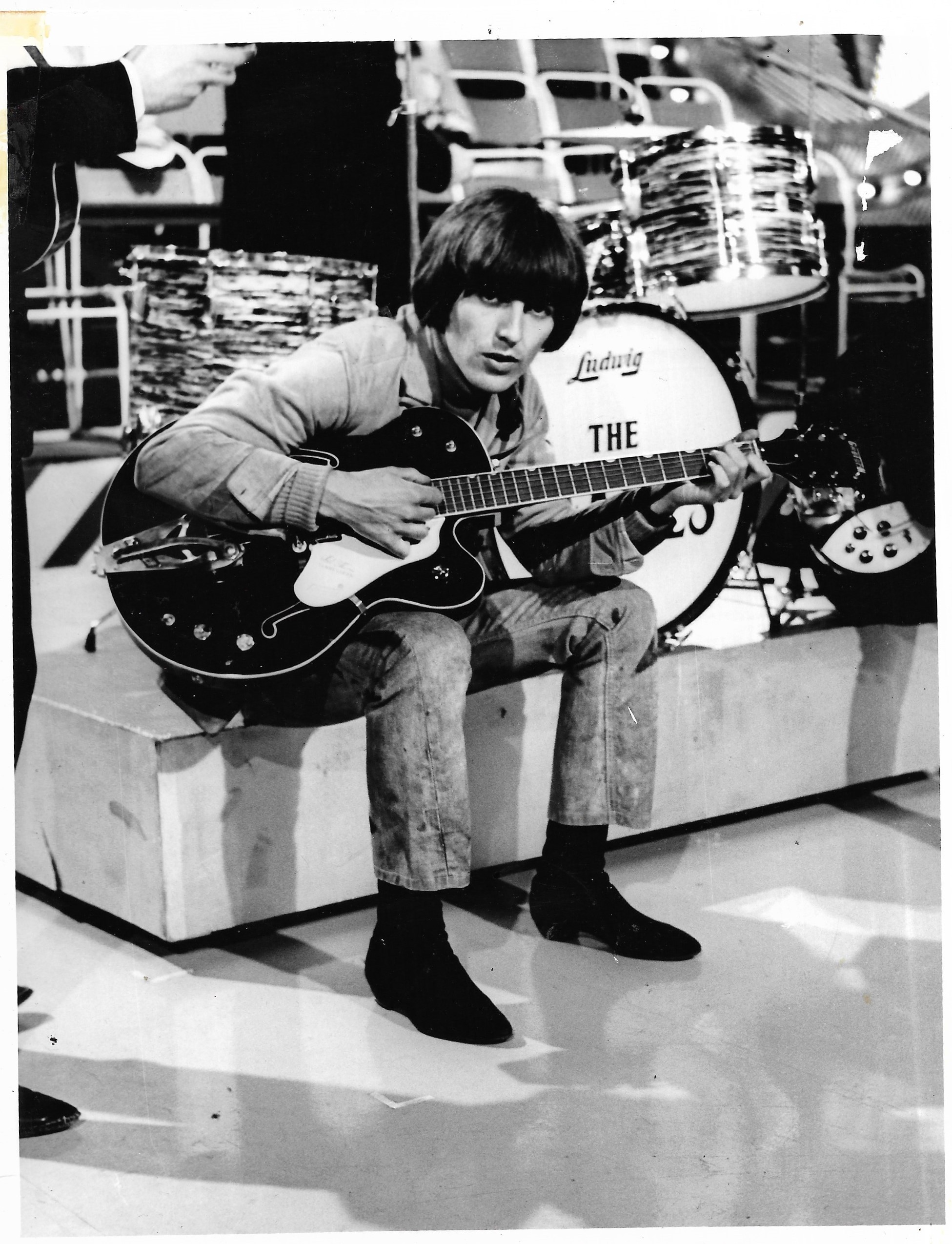 A collection of five photographs by Graham Spencer of The Beatles on Thank Your Lucky Stars. These