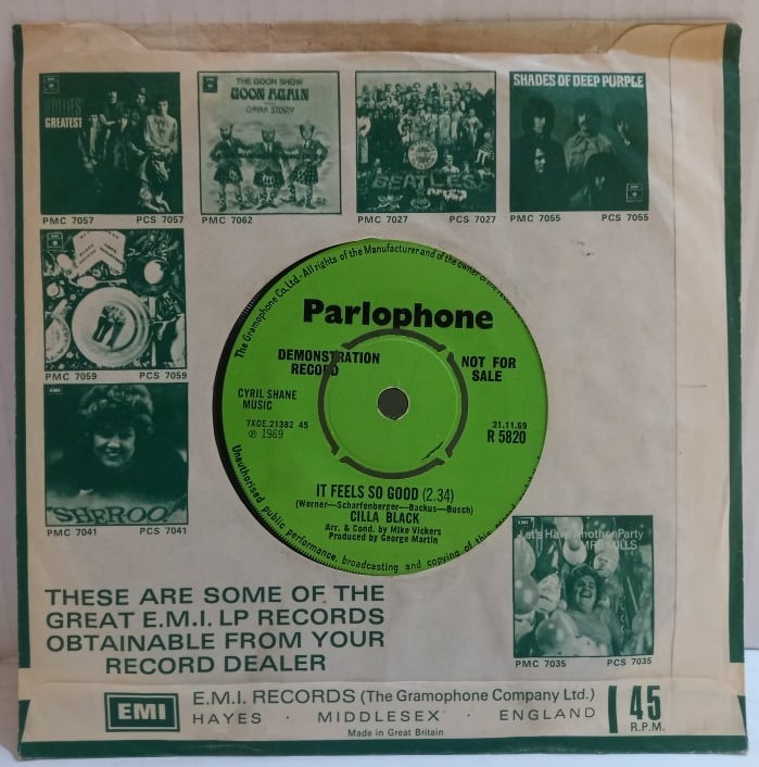 Two Cilla Black Parlophone A Label singles Dont Answer Me and If I Thought You’d Ever Change Your - Image 4 of 4