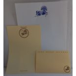 Three items of Dark Horse Records stationary (3)