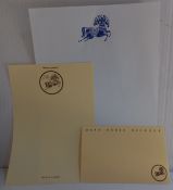 Three items of Dark Horse Records stationary (3)