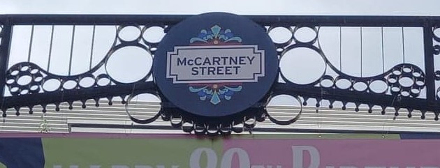 2x McCartney Street roundels (800mm diameter) used to overlay the Mathew St circulars on the - Image 2 of 2