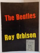 The Beatles-Roy Orbison Tour Programme complete with ticket stub for Sheffield City Hall dated