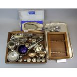 An extensive quantity of silver plate and other metalware.