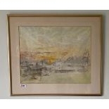 Rosemary Carr, a signed framed watercolour dated 1971.
