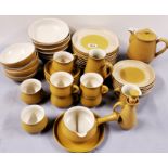 An extensive Denby part dinner service.