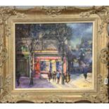 Jorge Aguilar-Agon (Spanish, b. Barcelona 1936 - 2021): A framed oil on canvas