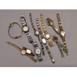 A quantity of lady's vintage watches. All understood to be in working order.