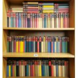 A large collection of clothbound reprint society books of famous novels.