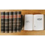 "The Royal natural history" 1896 full set of six volumes half leatherbound edited by Lydekker.