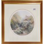 Hilary Scoffield (British): A pencil signed limited edition 188/600 print entitled 'peaceful stream'