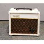 A vintage Vox amplifier.