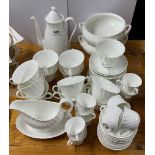 An extensive quantity of Wedgwood soup and coffee china.