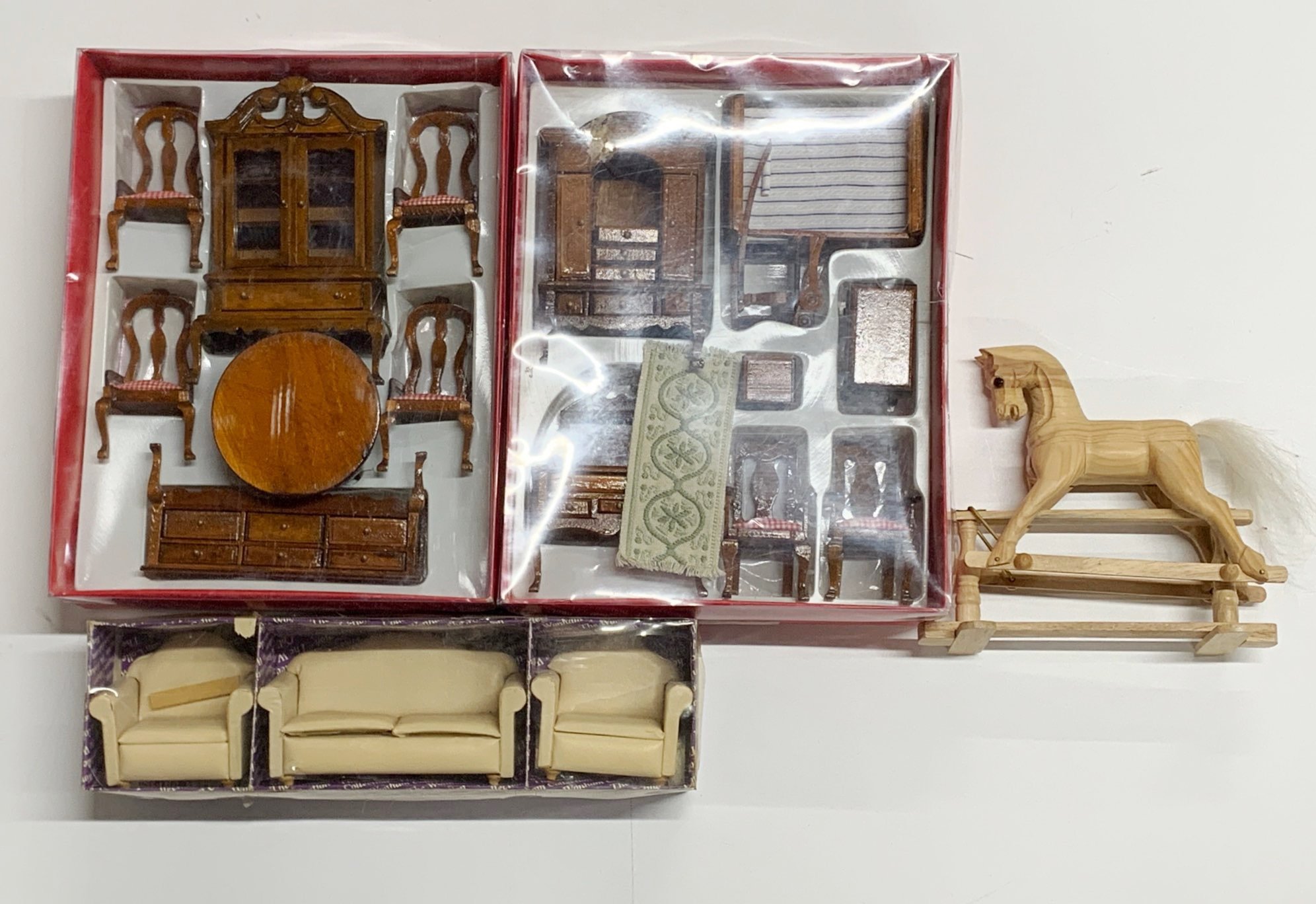 A quantity of dolls house furniture and other related items. - Image 2 of 5