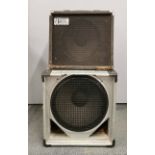 A no brand vintage speaker and a Session Duette guitar speaker.