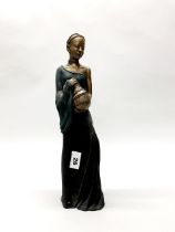 A limited edition 4961/5000 Soul Journeys Maasai figure of Atiya (joyous gift), H. 38cm.