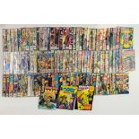 Approximately 103 mixed comics.