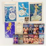 ONE LOT OF SONJA HENIE ITEMS : RARE CAMPAIGN BOOK FOR THE 1942 FILM ""KATINA"" STARRING, SONJA HENIE