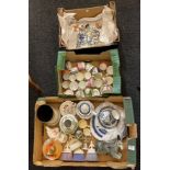 Three boxes of mixed china etc.