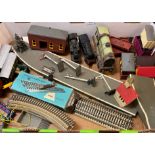 A quantity of mixed model railway items.