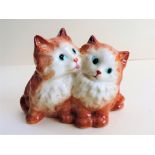 Vintage Beswick Porcelain Kittens Figurine. Very sweet Beswick porcelain figurine of Persian kittens