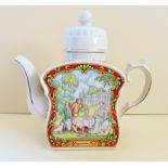 Rare Vintage Sadler Teapot 'Afternoon Tea . Rare Vintage Sadler Teapot 'Afternoon Tea' - 20cm Tall